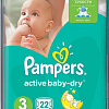 Подгузники Pampers Active Baby-Dry 3 Midi (22 шт)