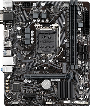 Материнская плата Gigabyte H410M H V3 (rev. 1.1/1.3)