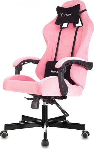 Офисное кресло Knight Terminator (розовый Velvet 36)