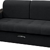Диван Сириус Лидер-3 НПБ 185x110 (Eva 11 велюр черный)