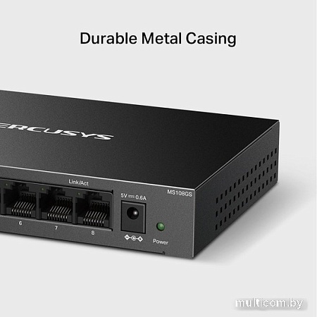 Неуправляемый коммутатор Mercusys MS108GS