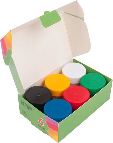 Гуашь Darvish Дракончик DV-14995-6 (6цв.)