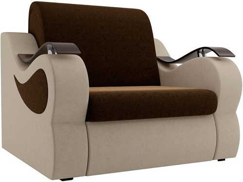 Кресло Лига диванов Меркурий 100675 80 см (коричневый/бежевый)