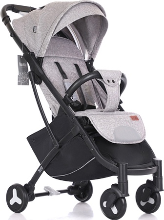 Коляска прогулочная «книга» Nuovita Fiato (серый/черный)