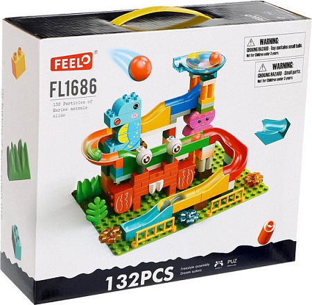 Конструктор Feelo FL1686 (132 эл)
