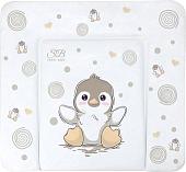 Пеленальный матрас Sweet Baby Pinguino New Crema 80x71 (пингвин бежевый)