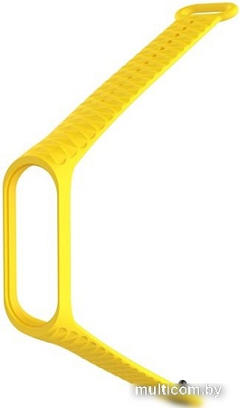 Ремешок Xiaomi ребристый для Mi Band 3 (желтый)