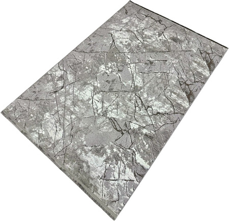 Ковер для жилой комнаты Radjab Carpet Афина Прямоугольник 0908A 13245RK (3x4, Grey/Grey)