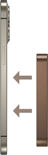 Внешний аккумулятор Momax Q.Mag X1 Magnetic IP117A 10000mAh (коричневый)