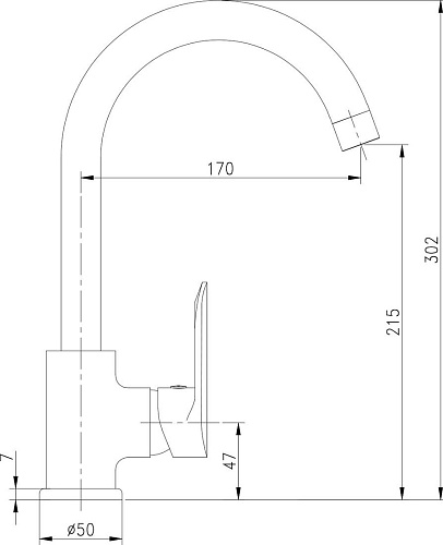 Смеситель Lauter Atrio 21DF1508