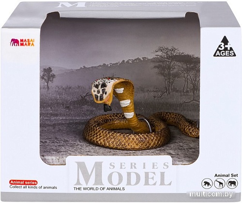 Фигурка Masai Mara Мир диких животных. Змея Кобра MM218-160