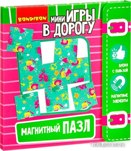 Развивающая игра Bondibon Магнитный пазл. Феи ВВ3562