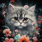 Феникс+ Котик в ночном поле 68614