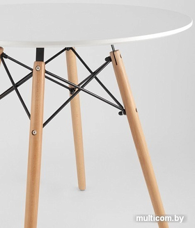 Обеденный стол Stool Group Eames DSW D80 (белый)