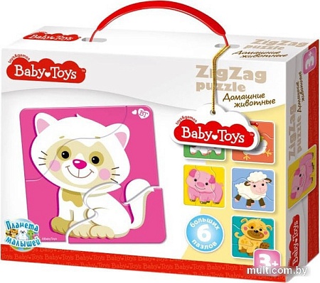 Мозаика/пазл Baby Toys Домашние животные 02500