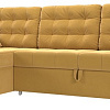 Угловой диван Лига диванов Камелот левый 109746L (микровельвет желтый)