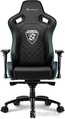 Кресло Sharkoon Shark Skiller SGS4 BK/BU (черный/синий)