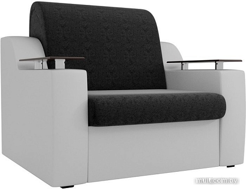 Кресло Лига диванов Сенатор 100698 60 см (черный/белый)