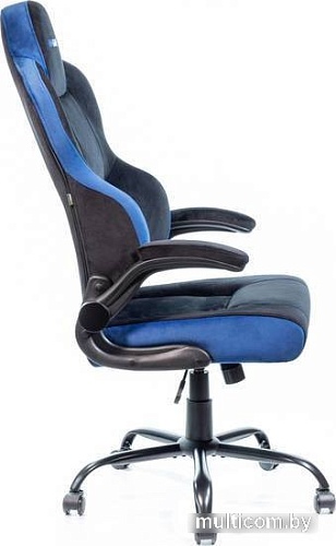 Кресло VMM Game Unit Velour XD-A-VRBKBE (черный/синий)