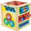 Бизиборд Alatoys Развивающий куб БК01