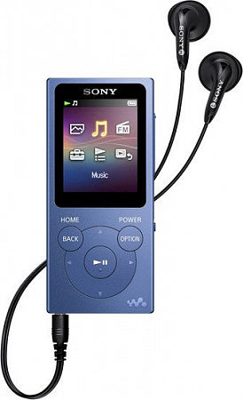 MP3 плеер Sony NW-E394 (синий)