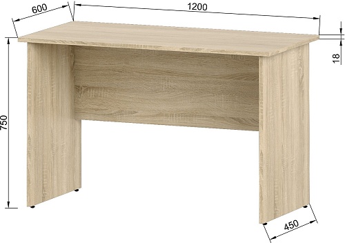 Стол Славянская столица С-2-12 (дуб сонома)