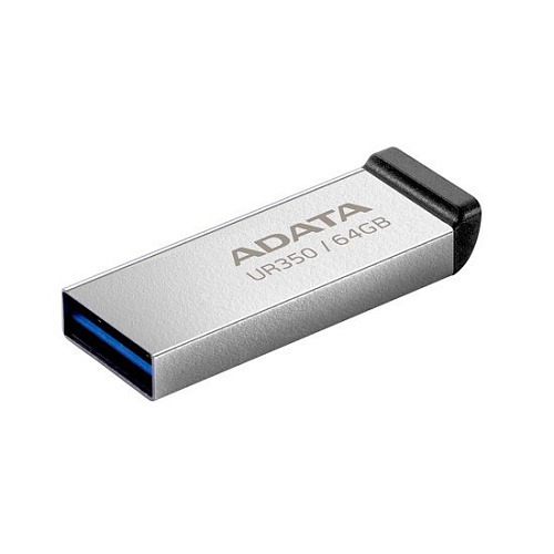 USB Flash ADATA UR350 64GB UR350-64G-RSR/BK (серебристый/черный)