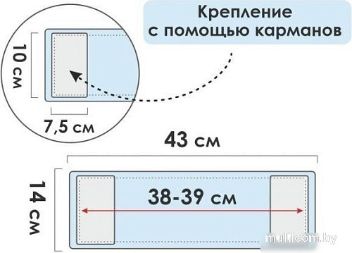 Моп (тряпка) Perfecto Linea 44-431023