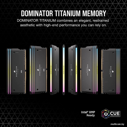 Оперативная память Corsair Dominator Titanium RGB 2x32ГБ DDR5 6600 МГц CMP64GX5M2X6600C32
