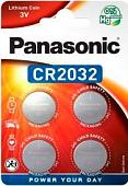 Батарейки Panasonic CR2032 4 шт. CR 2032 4BP