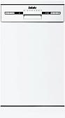 Отдельностоящая посудомоечная машина BBK 45-DW119D (белый)