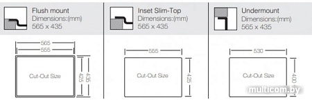 Кухонная мойка ZorG ZRE 5744-2R