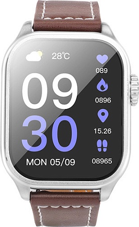 Умные часы Hoco Y17 (серебристый)