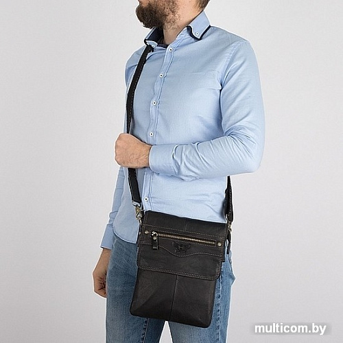 Сумка через плечо Poshete 196-1148-21-BLK (черный)