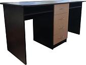 Письменный стол Компас мебель КС-003-09 (венге темный/дуб молочный)