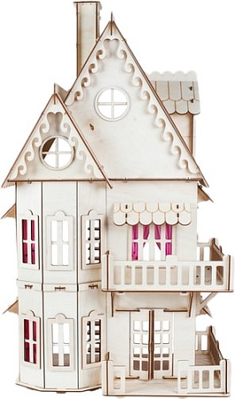 Кукольный домик Большой слон Д-001 (белый)