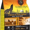 Сухой корм для собак Ambrosia Adult All Breeds Chicken &amp; Fresh Salmon (для всех пород с курицей и рыбой) 12 кг