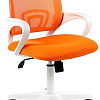 Кресло CHAIRMAN 696 white (оранжевый)