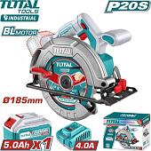 Дисковая (циркулярная) пила Total TSLI18513 (с 1-им АКБ)