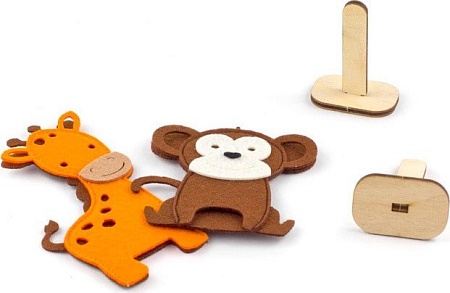 Развивающая игра Фетров Пальчиковый театр Зоопарк 1101004