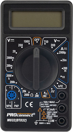 Мультиметр PROconnect M832 (DT832)