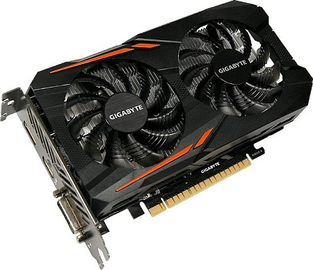 Видеокарта Gigabyte GeForce GTX 1050 Ti OC 4GB GDDR5 GV-N105TOC-4GD (rev. 1.2)