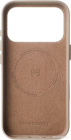 Magssory Eco-Leather Case для iPhone 17 Pro Latte CLT044l