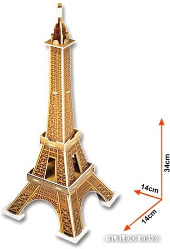 3Д-пазл CubicFun Эйфелева башня, Франция S3006