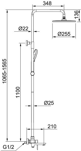 Душевая система Raglo R03.24