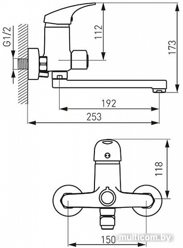 Смеситель Ferro One BFO33A