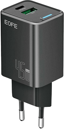 Сетевое зарядное EOFE E406 (черный)