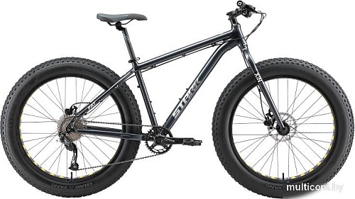 Велосипед Stark Fat 26.3 р.16 2025 HQ-0017808 (темно-серый/серебристый металлик, разобранный)