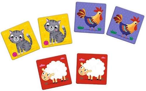 Развивающая игра Trefl Мой первый мем. Ферма 02266 (24 эл)