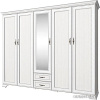 Шкаф распашной Anrex Tiffany 5DG2S Z (вудлайн кремовый)